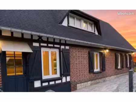 longère normande rénovée – 101 m² – 3 chambres – jardin & grand garage