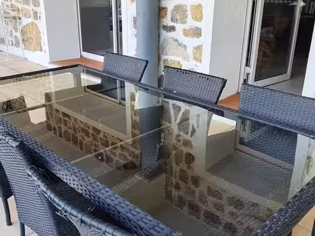 maison meublée t2 100 m2 rez de jardin