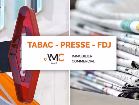 emplacement n°1 - vente fonds de commerce tabac - presse - fdj - pmu