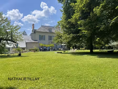saint-jean-le-blanc  proche orleans  à vendre  maison de maitre du xixème de 423 m² habita
