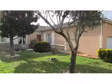 quint-fonsegrives: villa plain-pied t4/5 salon/séjour  117m² hab  véranda et garage  sur t