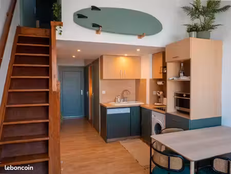 duplex sur port olonna (tout frais compris  de octobre à mai)