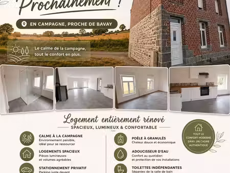 appartement à la campagne