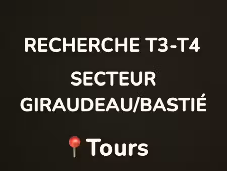 recherche t3-t4 urgent