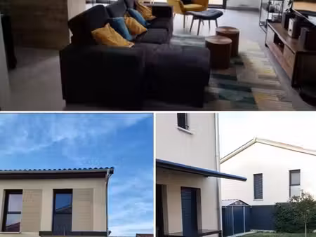 ◊ maison meublée 81 m² – 3 chambres – jardin 100 m² & terrasse – lucenay