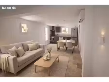 rdc de villa t3 indépendant avec jardin de 250m2