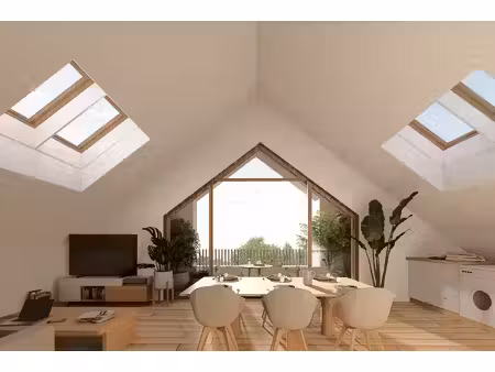 t4 attique sous les combles à annecy-le-vieux 104 m2 au so