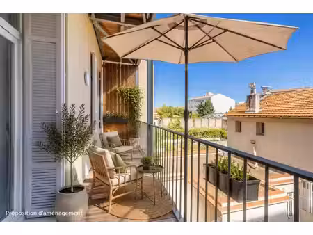 appartement t3 61 m² avec terrasse ? marseille vauban
