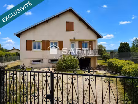 arc-et-senans – maison sur sous-sol avec dépendance et 4 439 m² de terrain entièrement con