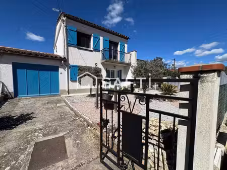 à vendre – maison 3 faces rénovée avec piscine  jardin et panneaux solaires à limoux