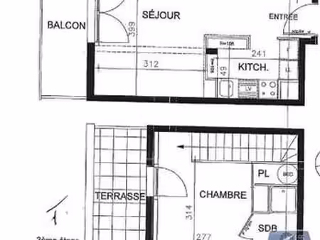 location appartement 2 pièces à couëron (44220) : à louer 2 pièces / 35m² couëron