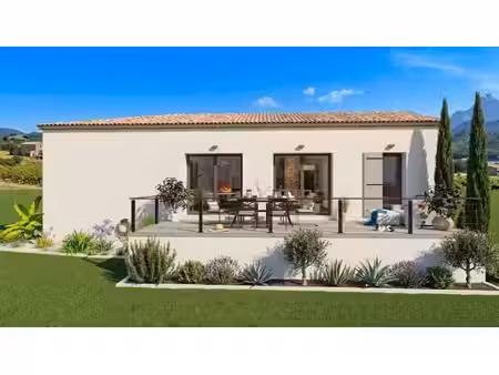 terrain avec maison neuve à vendre