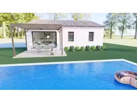 terrain avec maison neuve à vendre