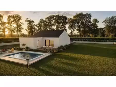 terrain avec maison neuve à vendre