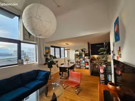 ? t2 meublé 58 m² – saint-ouen (docks) – bail mobilité : septembre-mars 2027