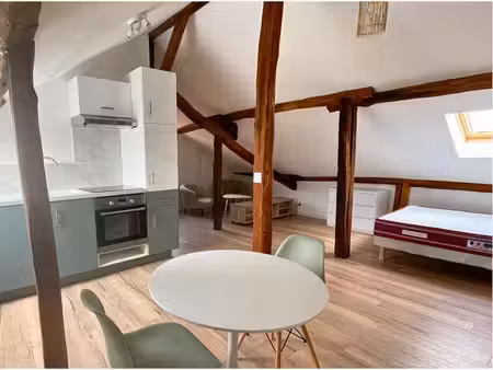 a louer magnifique studio meublé et climatisé de 30 m² – jardin privatif & cave