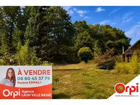 vente terrain 1000 m² à royaucourt-et-chailvet (02000)  39 500 €