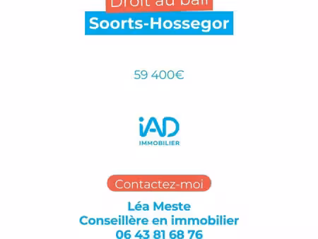 droit au bail à soorts-hossegor (40150)