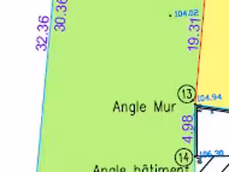 achat terrain 465m² st remy la vanne 77320