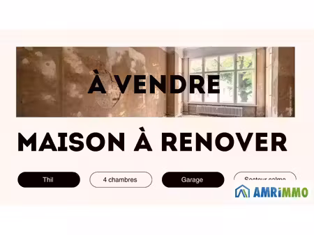 en vente maison 110 43 m² – 129 600 € |thil