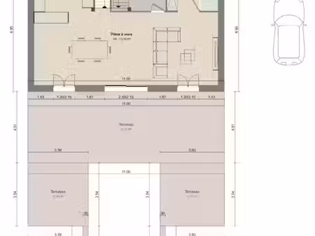 vente maison neuve 4 pièces 110 m² à le tignet (06530)  530 000 €