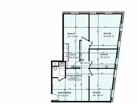 location bureaux narbonne 11100 96m²