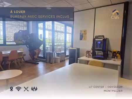 location bureau 5 pièces 143 m² à montpellier (34000)