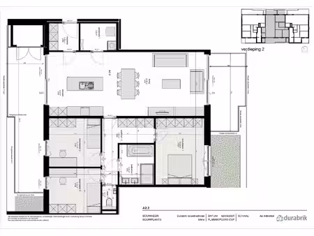 appartement te koop in melle met 3 slaapkamers