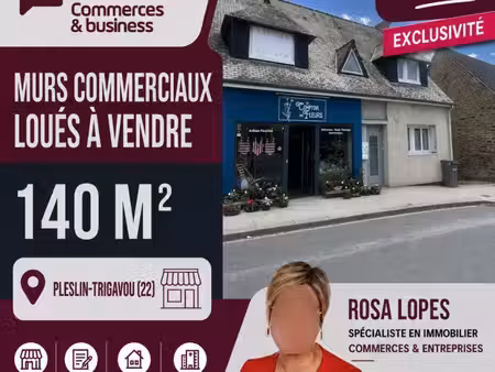 vente local d’activités pleslin trigavou 22490 140m²