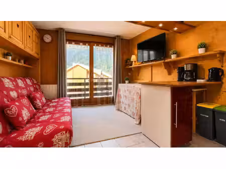 appartement saint jean d aulps 2 pièce(s) 25.8 m2 + parking intérieur + cave