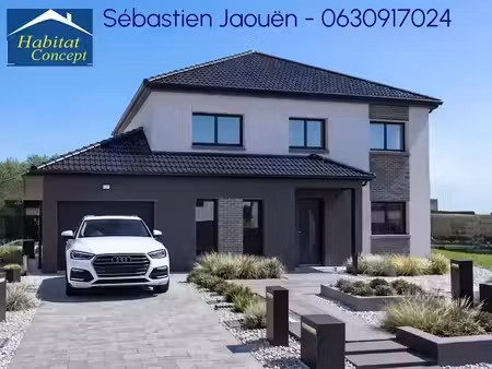 vente maison neuve 5 pièces 112.86 m² à bertry (59980)  282 868 €