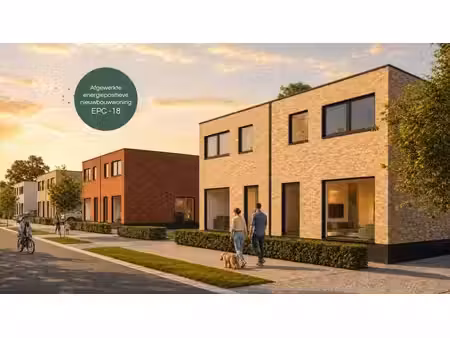 afgewerkte energiepositieve (epc -18) nieuwbouwwoning