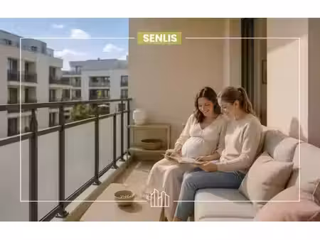 vente appartement neuf 3 pièces 64m2 senlis - 271000 € - surface privée