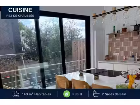 kraainem - maison 4ch/2sdb peb b rénovée 2024  rien à faire