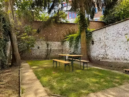 forest - parc duden  bel appartement 1 ch + bur + jardin