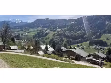 terrain avec vue panoramique flumet (73)