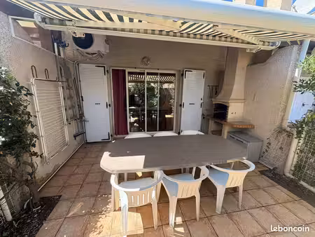 villa meublée 3 pièces + mezzanine – terrasse – piscine – parking