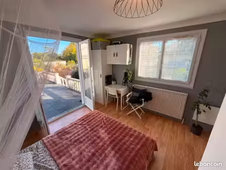 loue studio meublé de 16 m² chez l’habitant - 10 min de la joliverie et 5 min des bourdonn