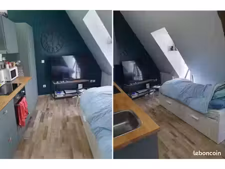 rue des finets – studio de 27 m2 dont 20 m² habitables  meublé et équipé