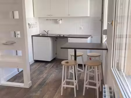 loue beau studio non meublé 18m² lumineux et calme