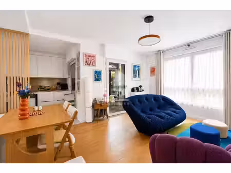 2 pièces 47 m²-lumineux-loggia-parking