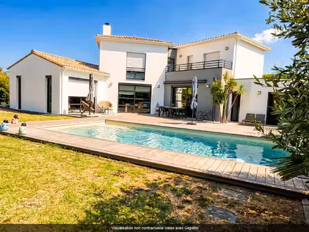 pornichet le guézy maison d'architecte 223 m² 6 chambres piscine
