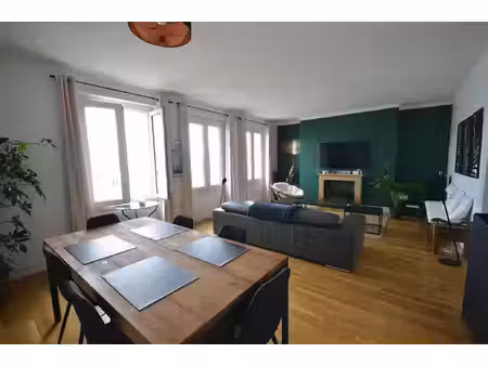 brest triangle d'or - appartement t4 rénové et meublé de 77m² avec garage