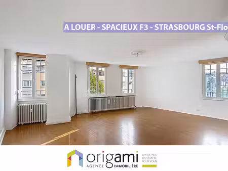 strasbourg saint florent - spacieux et lumineux 3p