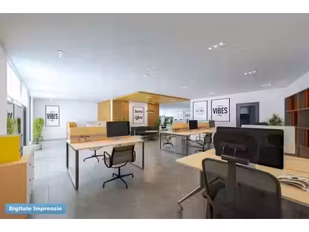 espace commercial central de 300 m² à ham avec parking.