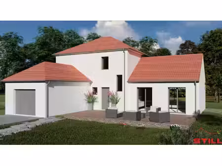 terrain avec maison neuve à vendre
