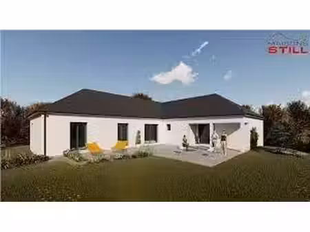terrain avec maison neuve à vendre
