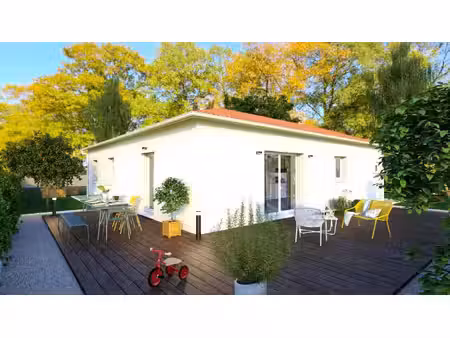 terrain avec maison neuve à vendre
