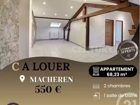 appartement à louer - 3 pièces - 68 23 m2 - macheren - 57 - lorraine