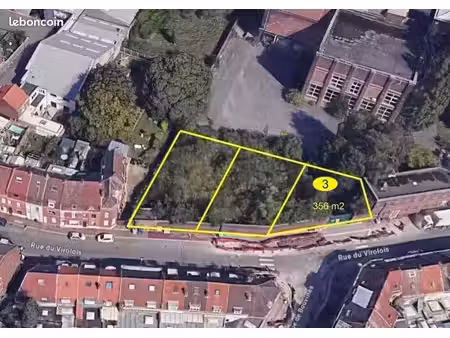 terrain à bâtir - tourcoing - emplacement premium